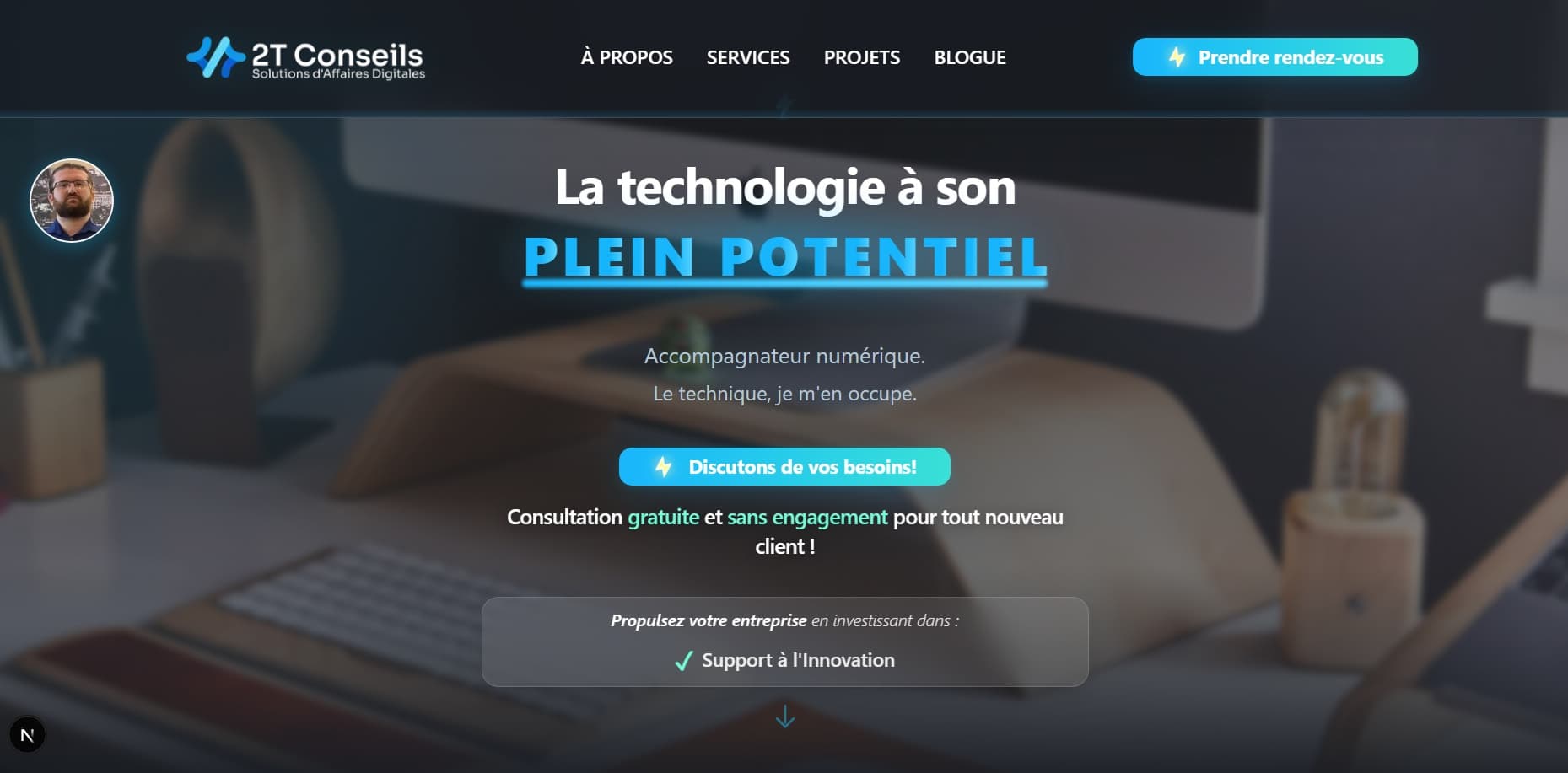 2T Conseils - Site vitrine
